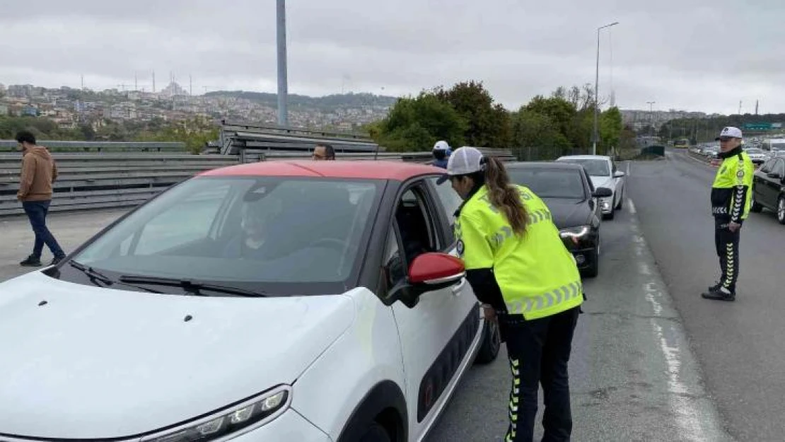 15 Temmuz Şehitler Köprüsünde bayram öncesi trafik denetimi