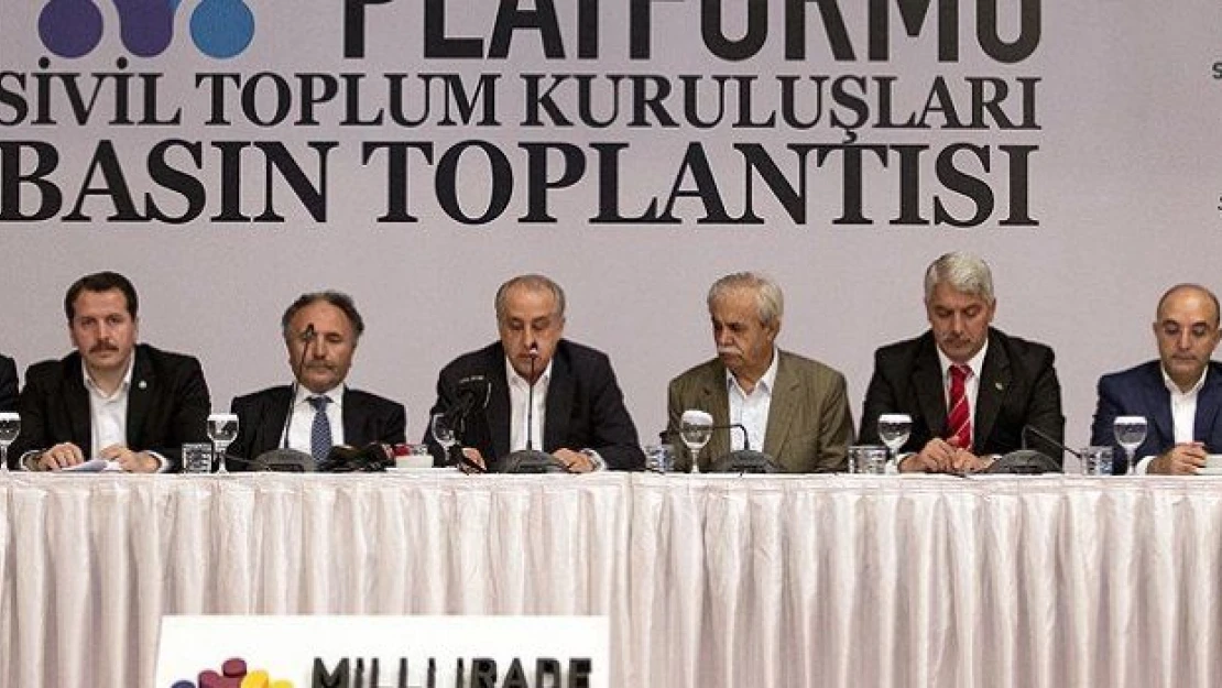 150 sivil toplum kuruluşu terörü kınadı