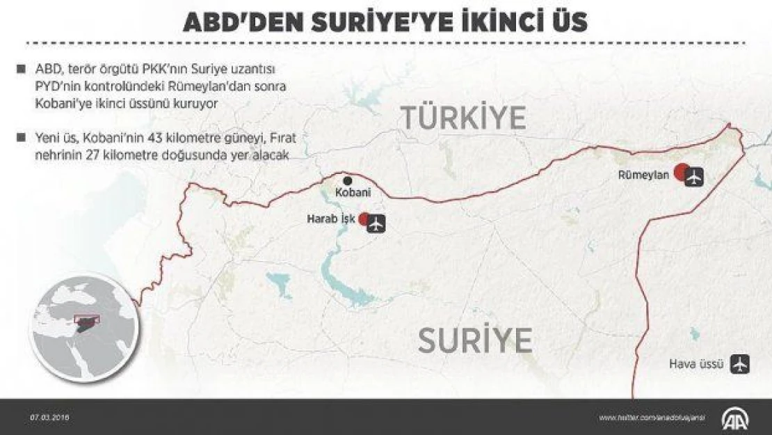 ABD'den Suriye'ye ikinci hava üssü