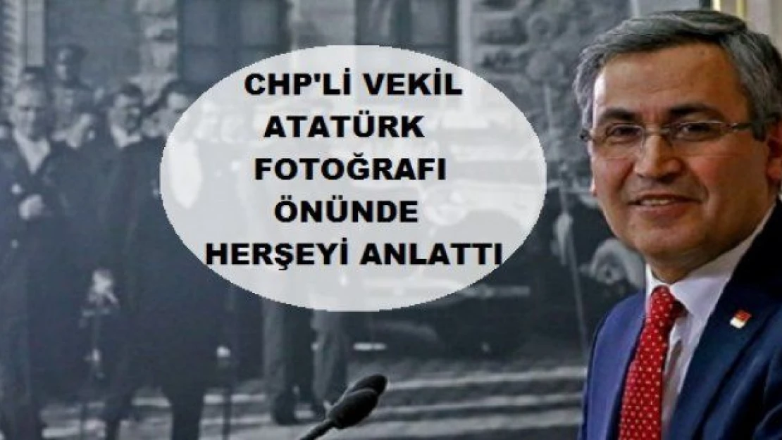 Adı Atatürk fotoğrafını indirmesiyle gündeme gelen CHP'li Yılmaz, fotoğraf yerinde dedi