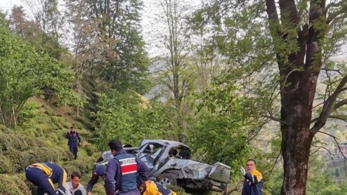 Artvin'de trafik kazası: 1 ölü, 3 yaralı