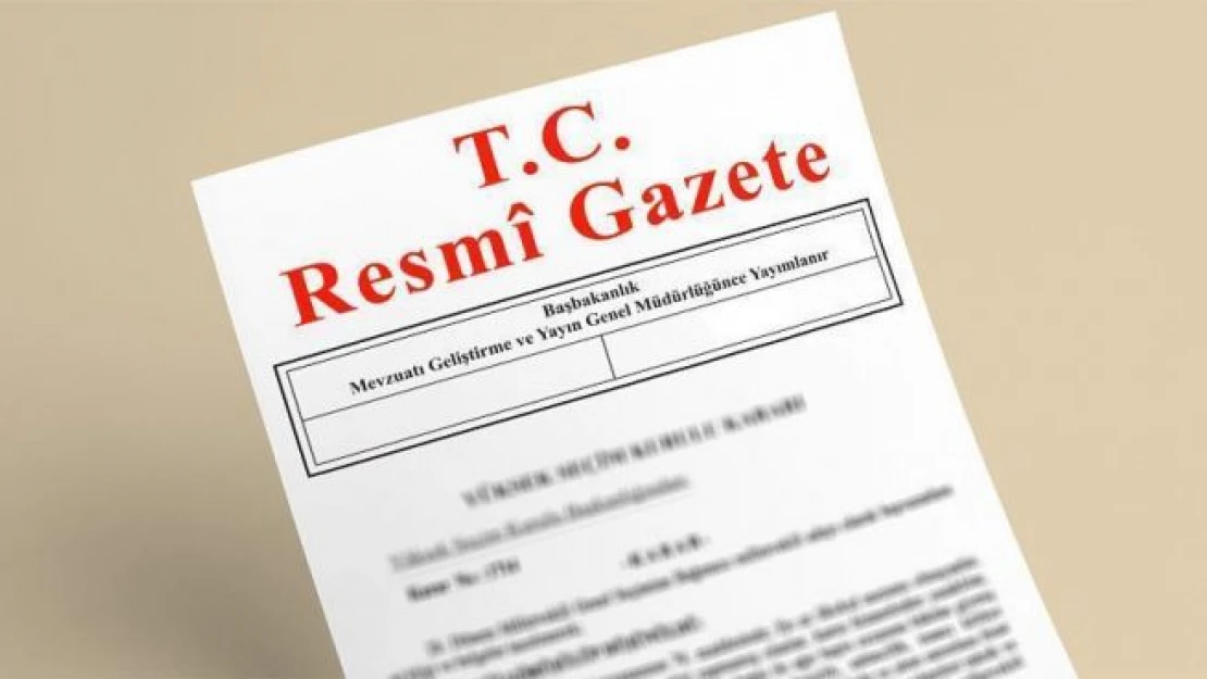 Bakanlık atamaları Resmi Gazete'de