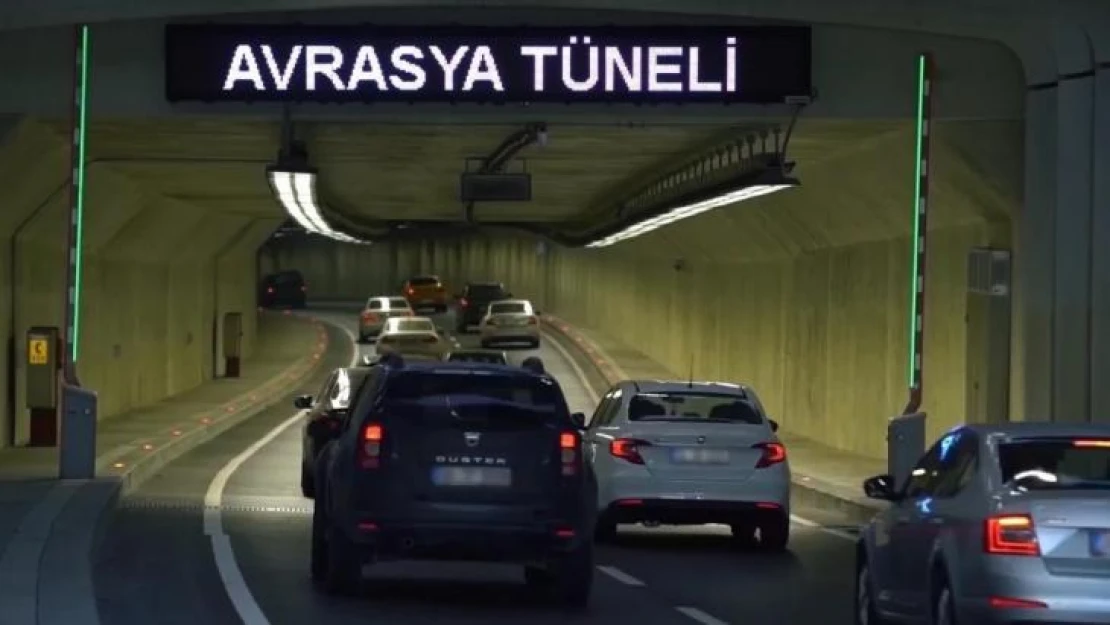 Avrasya Tünelinde 67 bin 982 araç ile günlük araç geçişi rekoru kırıldı