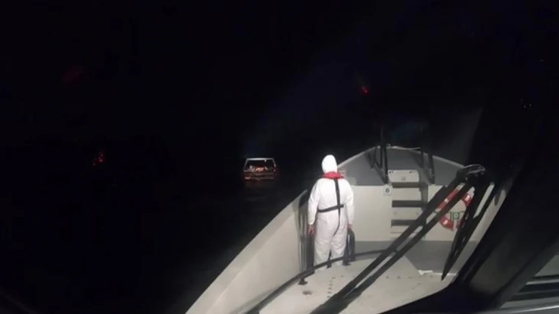 Ayvalık'ta 10 göçmen kurtarıldı