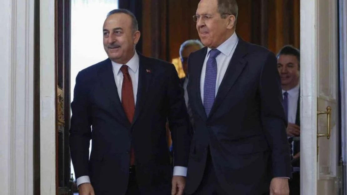 Bakan Çavuşoğlu, Moskova'da Rus mevkidaşı Lavrov ile görüştü