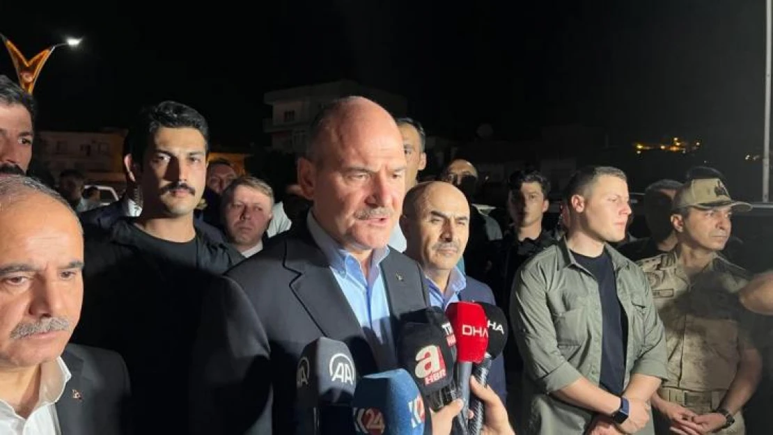 Bakan Soylu: 'Kaza ile ilgili iki gözaltımız var'