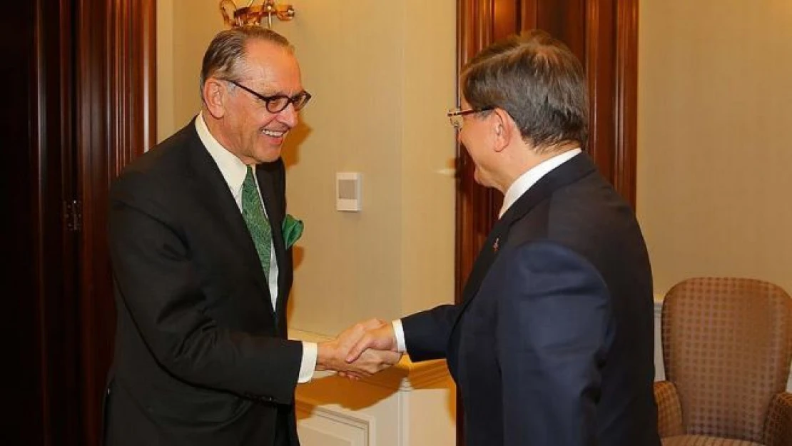 Başbakan Davutoğlu BM Genel Sekreter Yardımcısı Eliasson'ı kabul etti