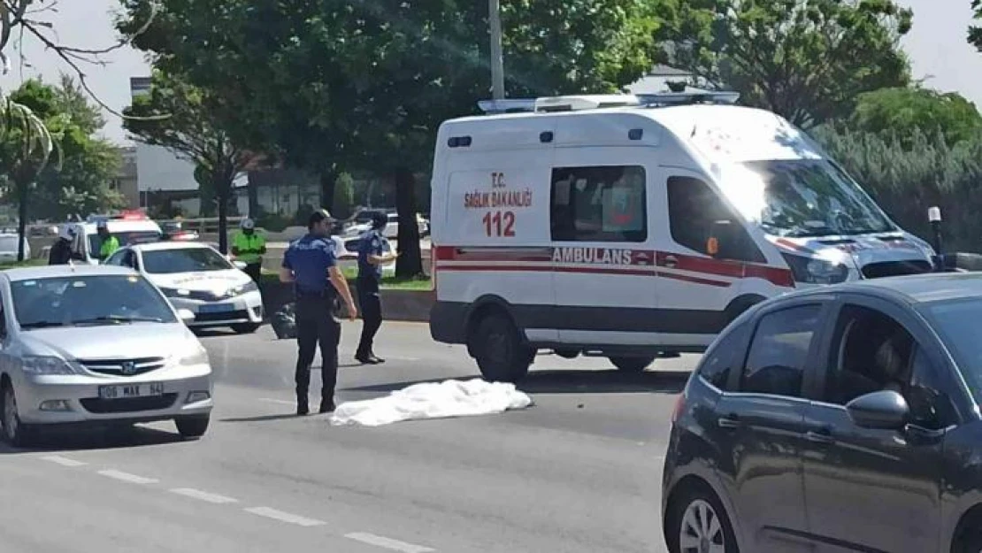 Başkentte trafik kazası: 1 ölü