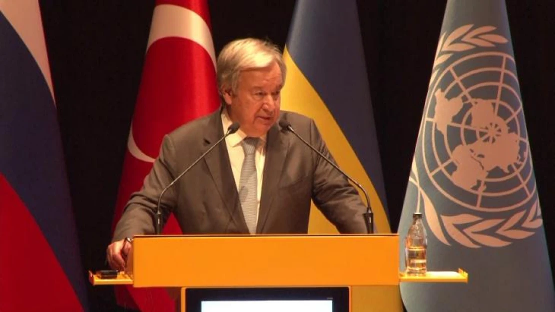 BM Genel Müdürü Guterres: '650 bin tondan fazla tahıl ve diğer gıda ürünleri dünya pazarlarına doğru yola çıktı'