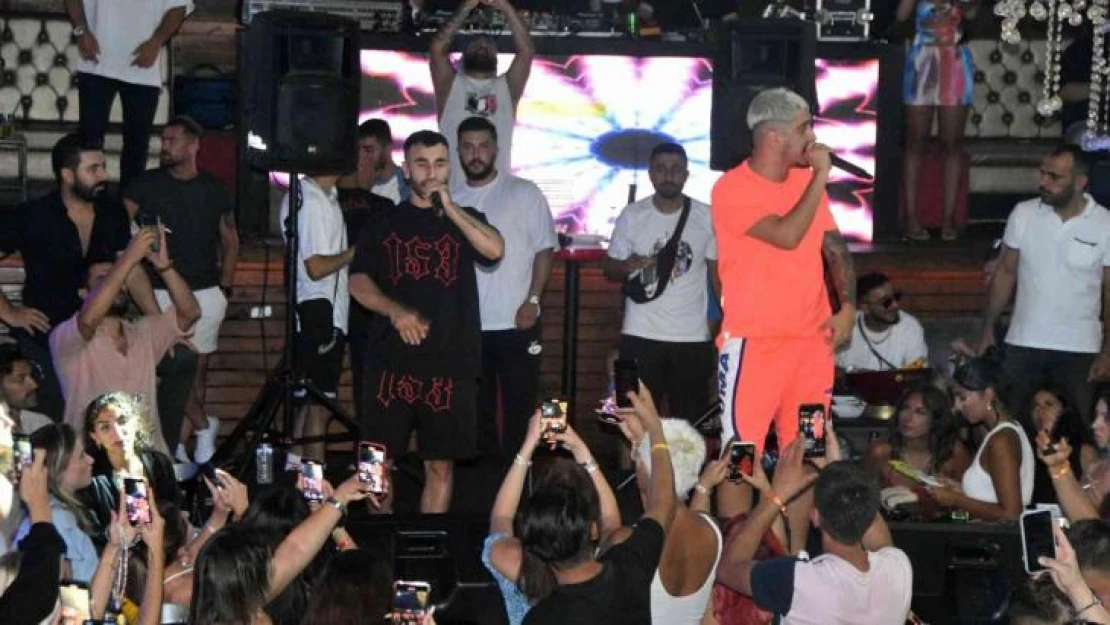 Bodrum'da rap gecesi, turistler akın etti