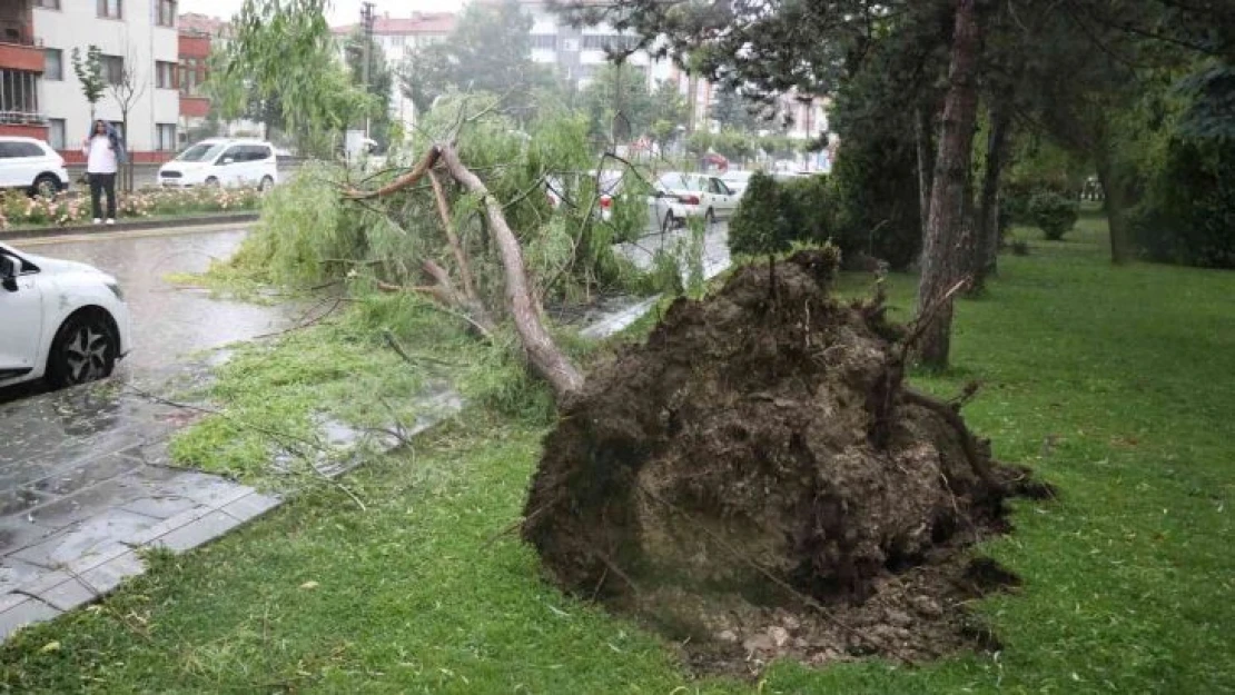 Bolu'da sağanak yağış hayatı felç etti