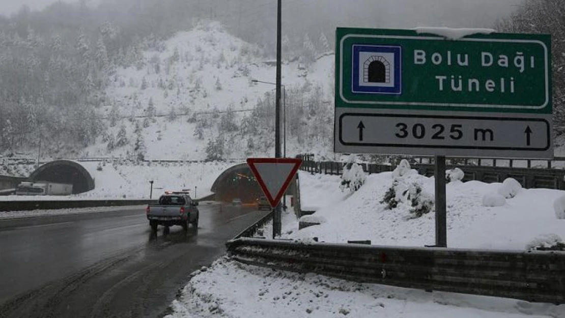 Bolu Dağı Tüneli 8 saat trafiğe kapatılacak