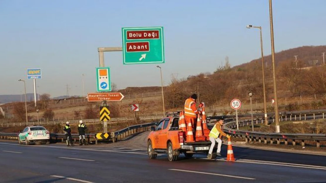 Bolu Dağı Tüneli 8 saat trafiğe kapatıldı