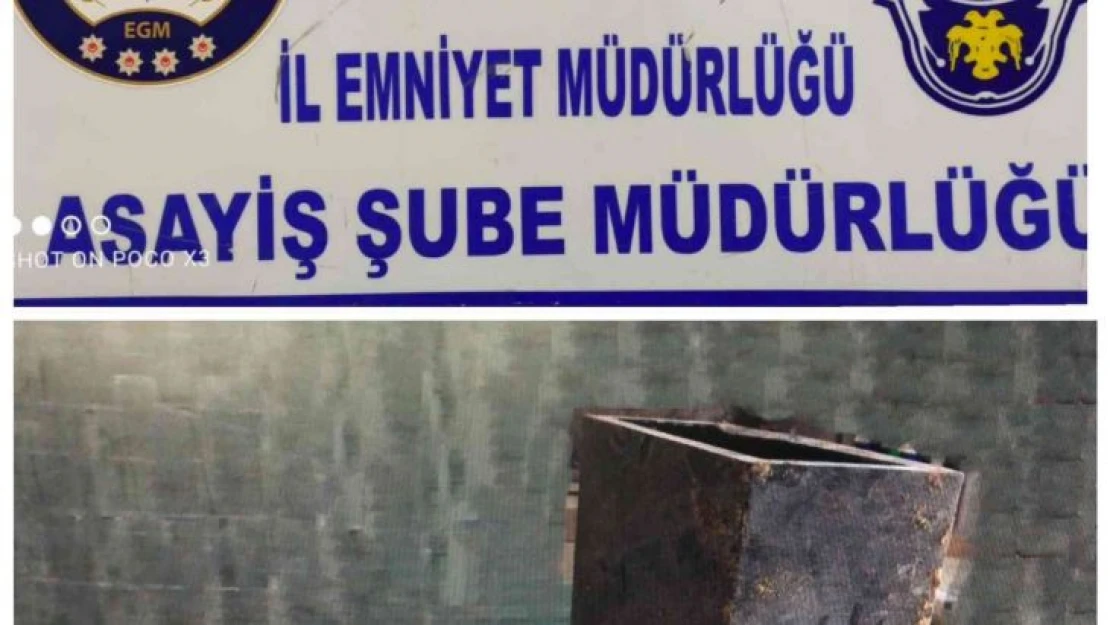 Çalınan 61 bin avroluk kasa bahçede gömülü bulundu