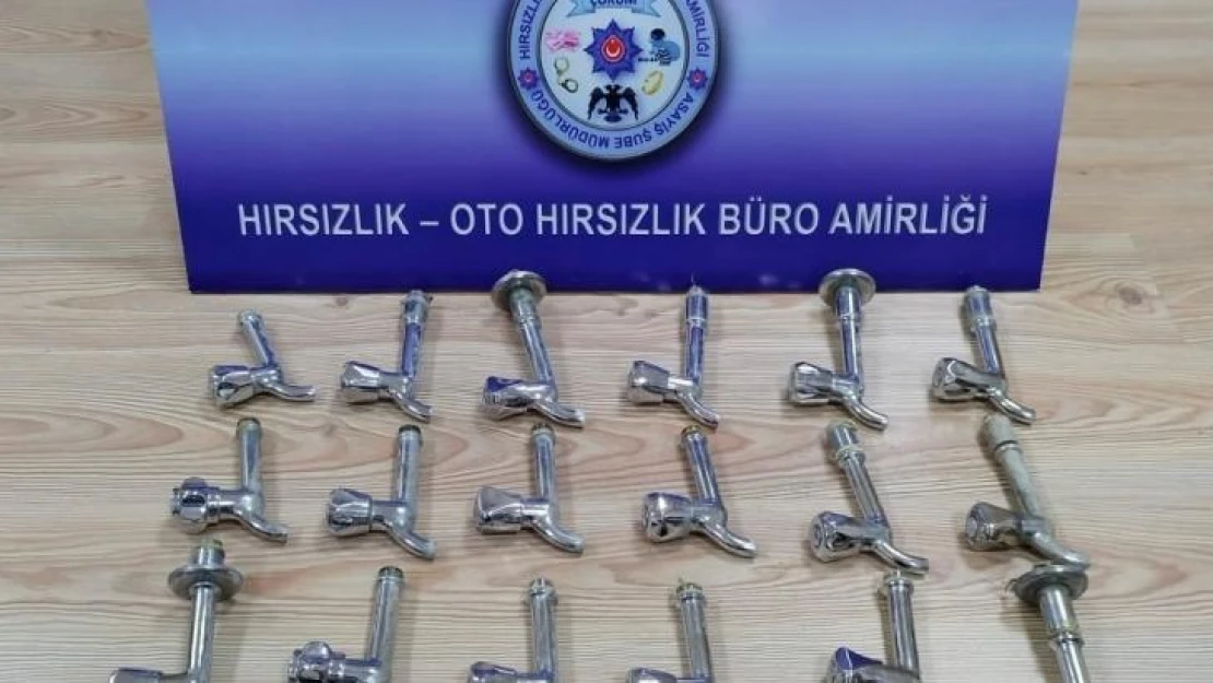 Caminin musluklarını çalan zanlı tutuklandı