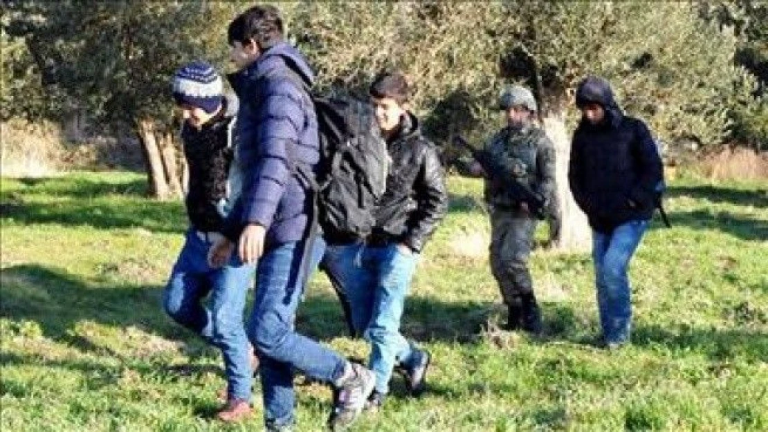 Çanakkale'de 120 Afganistanlı yakalandı
