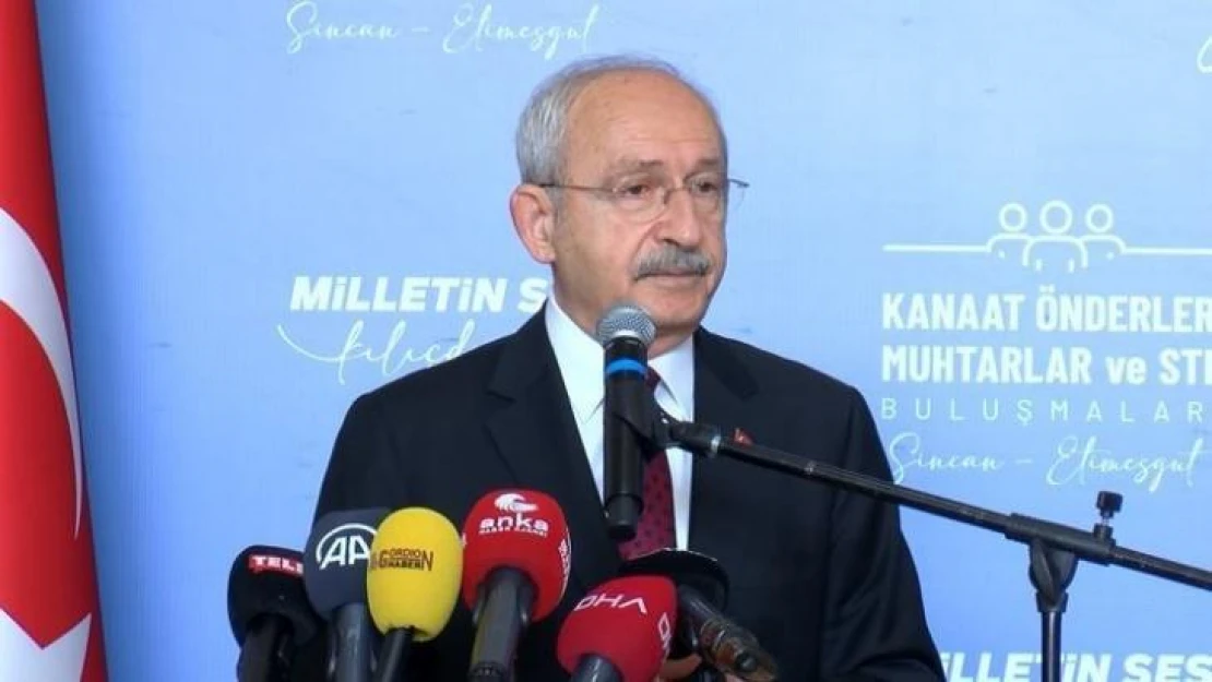 CHP lideri Kılıçdaroğlu: 'Bizim iki kırmızı çizgimiz var bayrağımız ve vatanımız'