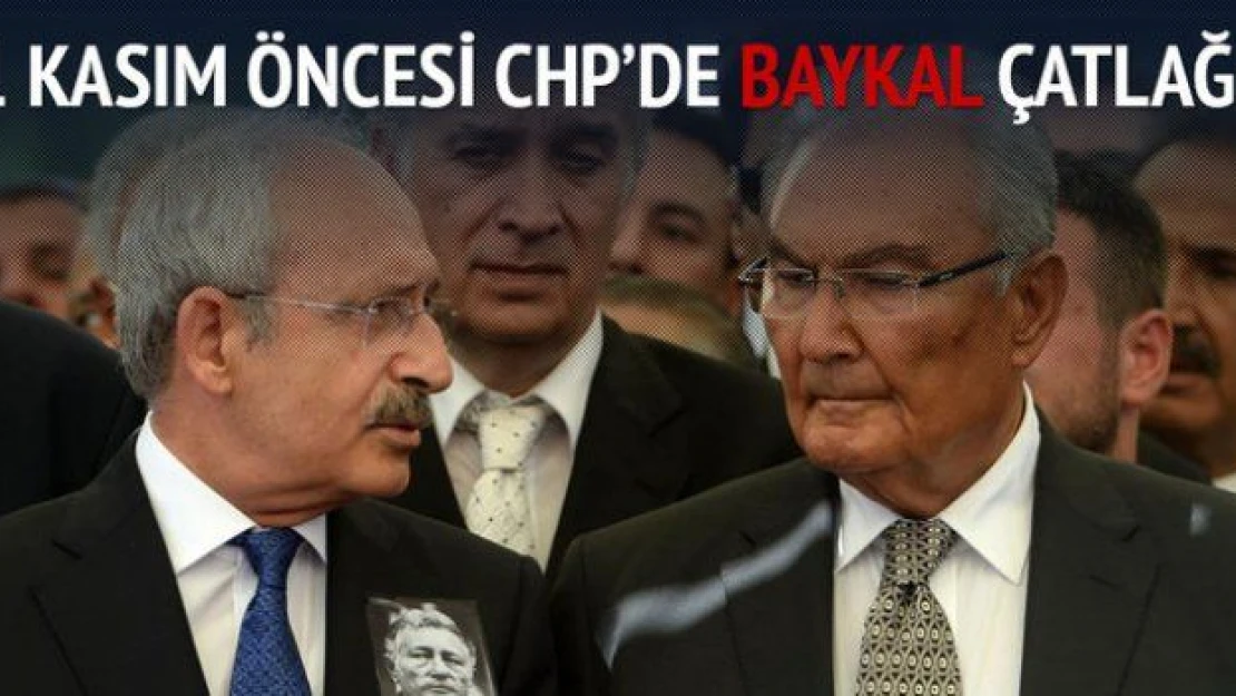 CHP'de Baykal çatlağı