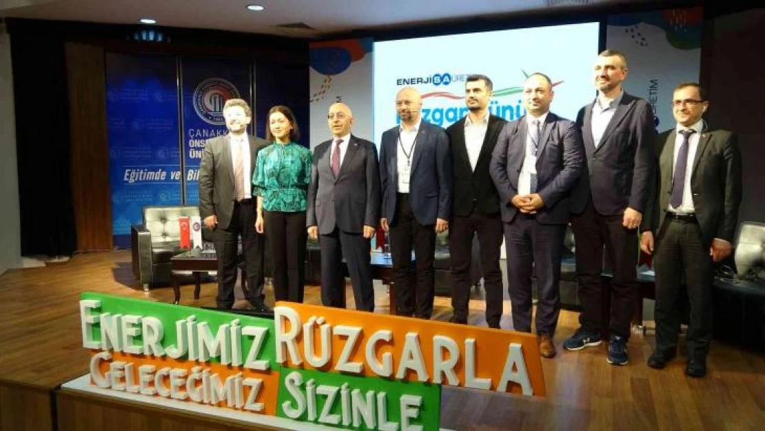 ÇOMÜ Rüzgar Günü etkinliği, Enerjisa Üretim sponsorluğunda gerçekleştirildi