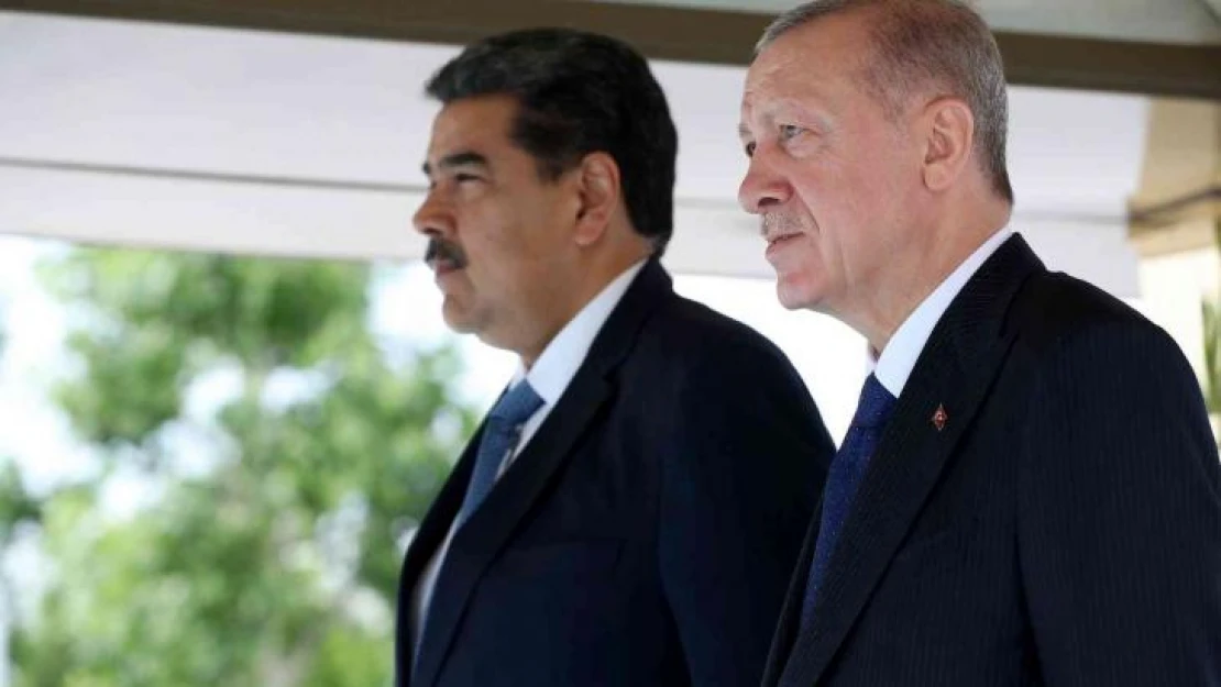 Cumhurbaşkanı Erdoğan, Venezuela Devlet Başkanı Maduro'yu resmi törenle karşıladı