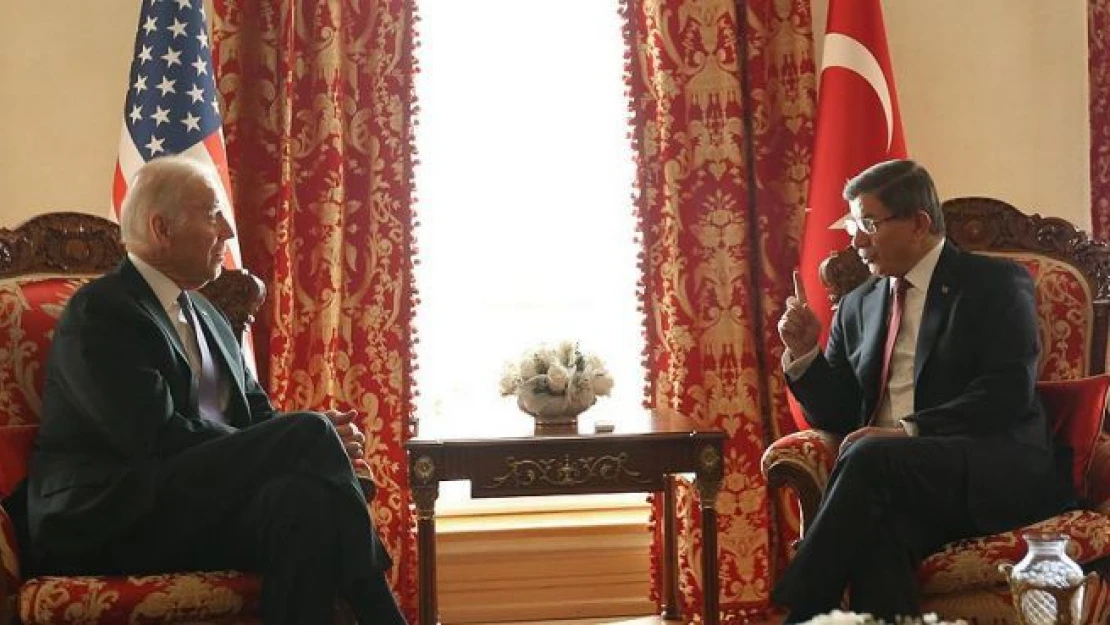 Davutoğlu ile Biden bir araya geldi