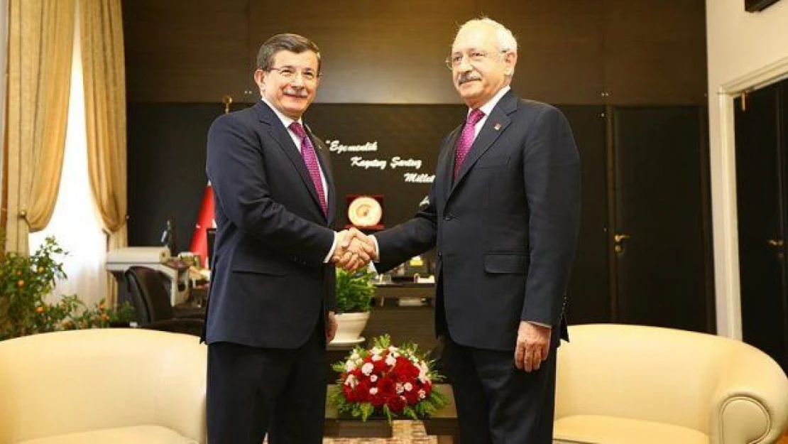  Davutoğlu ile Kılıçdaroğlu bir araya geldi