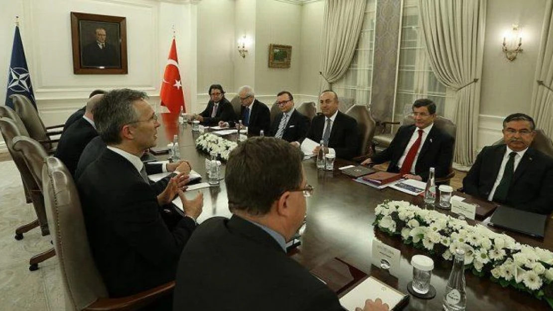 Davutoğlu ile Stoltenberg bir araya geldi