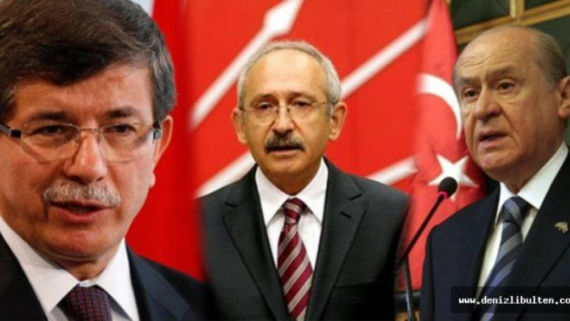 Davutoğlu Kılıçdaroğlu ile görüşecek. Bahçeli ise &quotgörüşmem" dedi