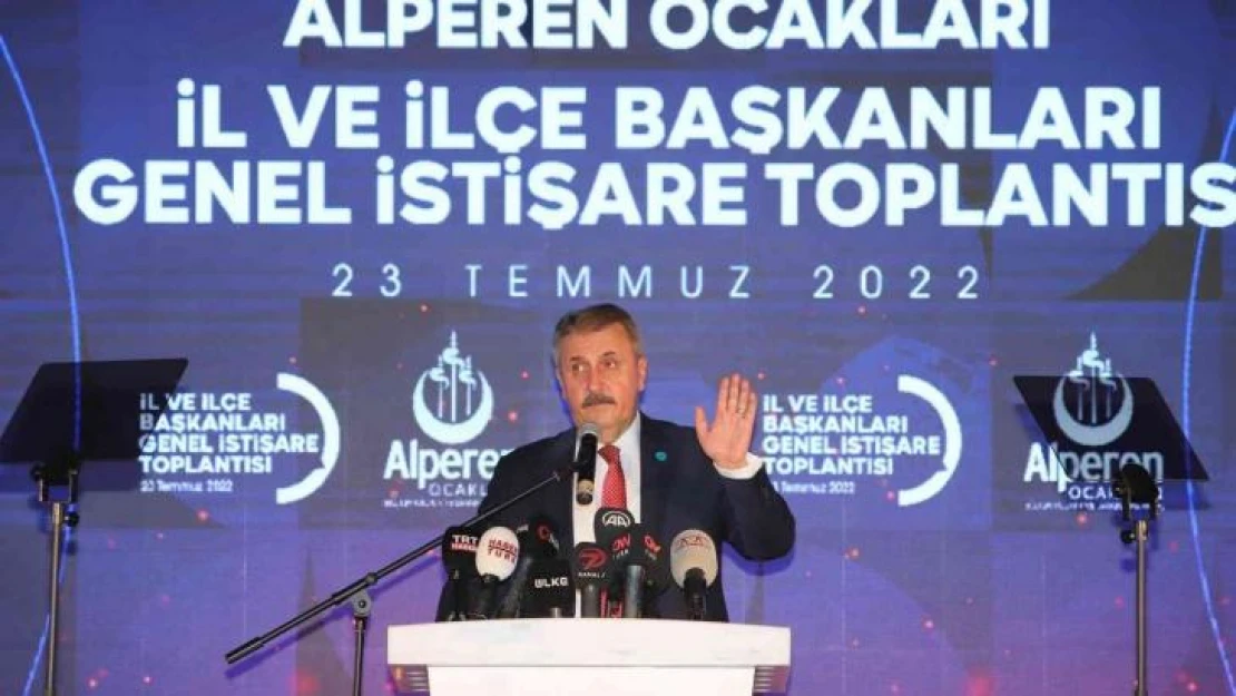 Destici, Alperen Ocakları İl ve İlçe Başkanları Genel İstişare Toplantısı'na katıldı