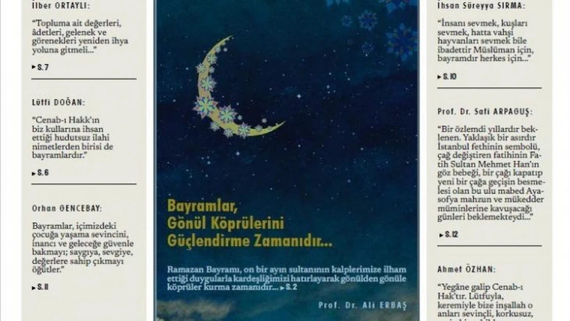 Diyanet Bayram Gazetesi üçüncü sayısıyla okurlarıyla buluştu