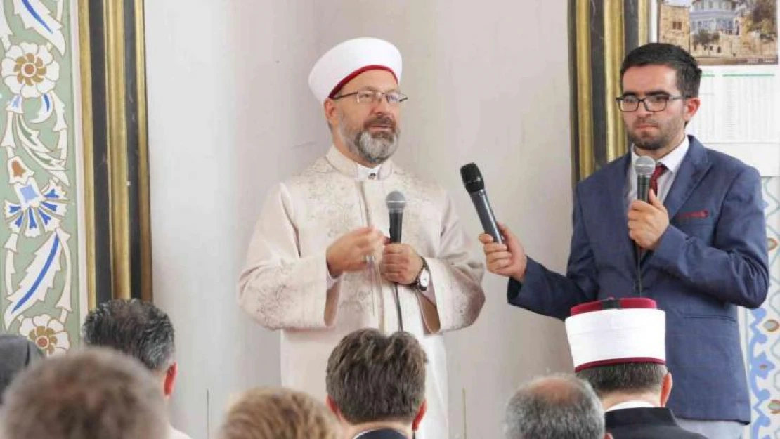 Diyanet İşleri Başkanı Erbaş, Gilan'ı ziyaret etti