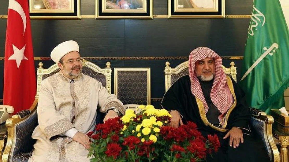 Diyanet İşleri Başkanı Görmez Suudi Arabistan'da
