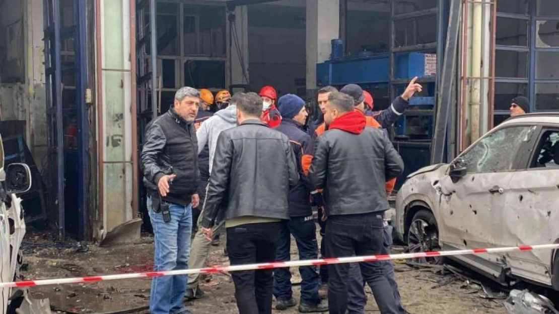 Diyarbakır'da sanayi sitesinde patlama: 5'i ağır 7 yaralı