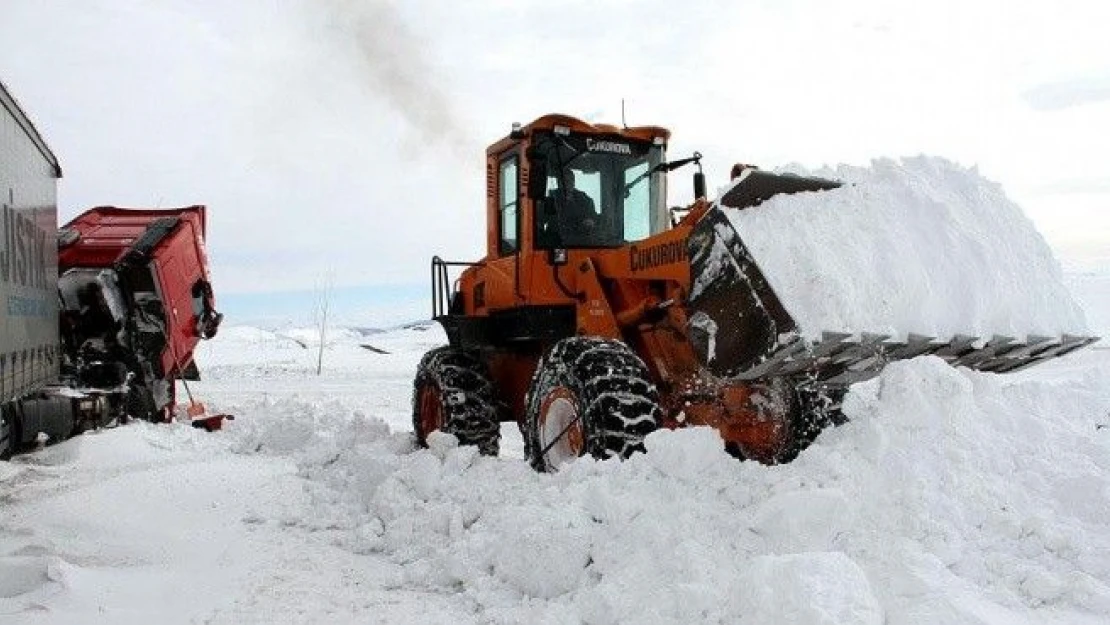 Doğu Anadolu Bölgesi'ndeki kar yağışı hayatı olumsuz etkiledi