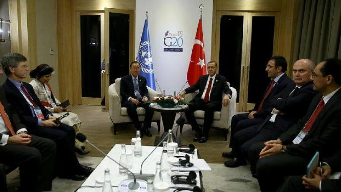 Erdoğan BM Genel Sekreteri ile görüştü