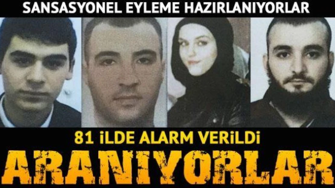 Eylem planı yapan IŞİD üyesi 4 kişi aranıyor