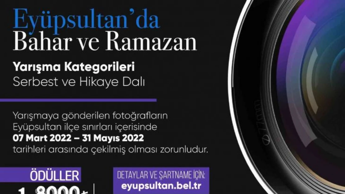 Eyüpsultan'da bahar ve Ramazan temalı fotoğraf yarışması