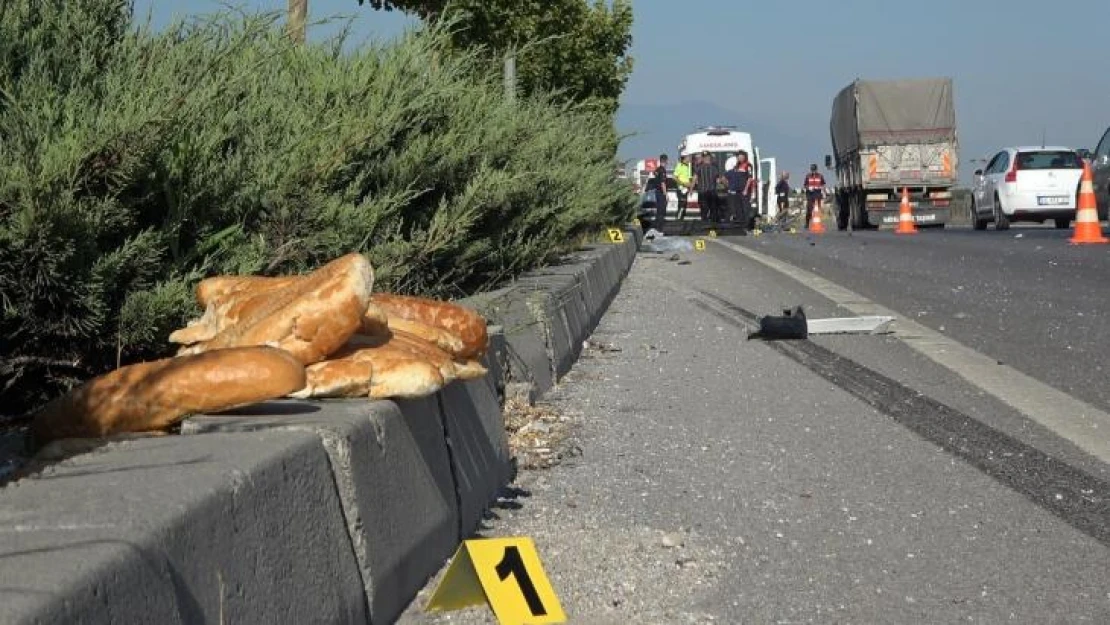 Fırından aldığı ekmekleri evine ulaştıramadı