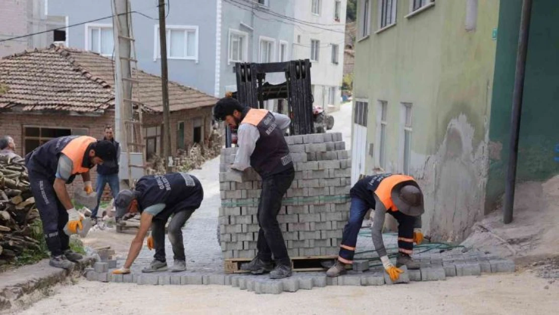 Gemlik'te üst yapı çalışmaları sürüyor