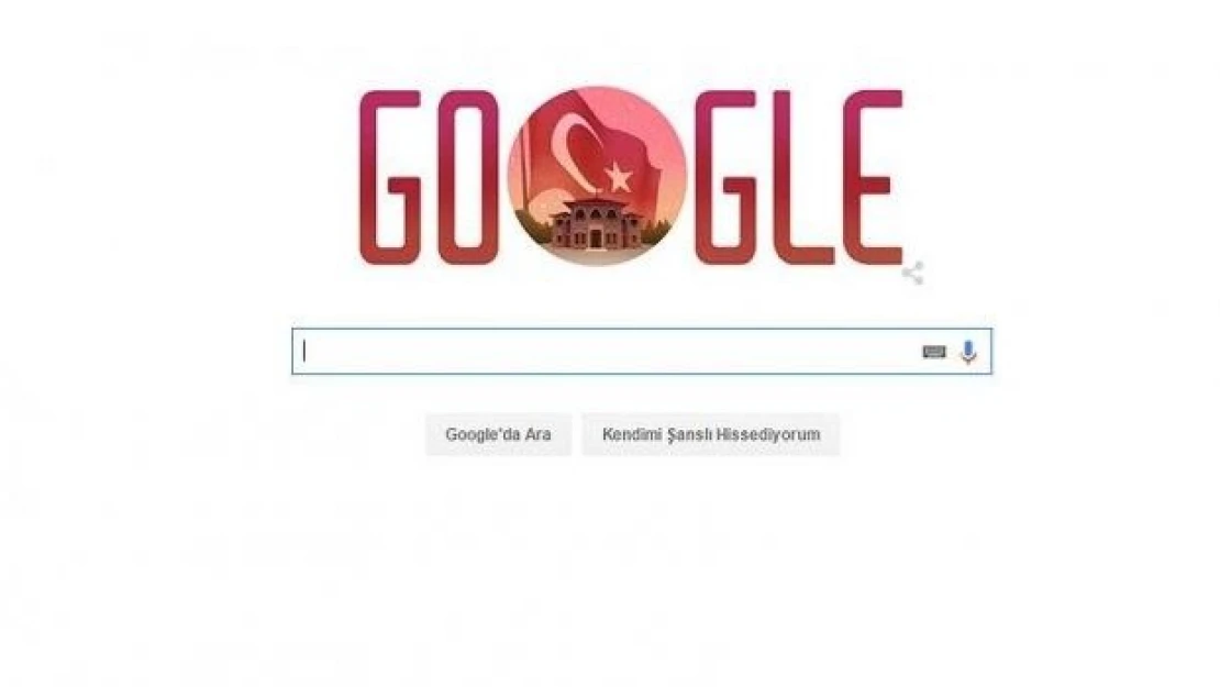 Google'dan Cumhuriyet Bayramı'na özel logo