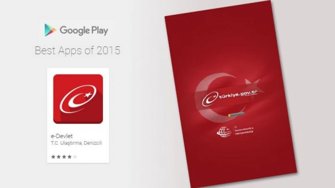 Google'dan E-Devlet uygulamasına 'en iyi geliştirici' unvanı