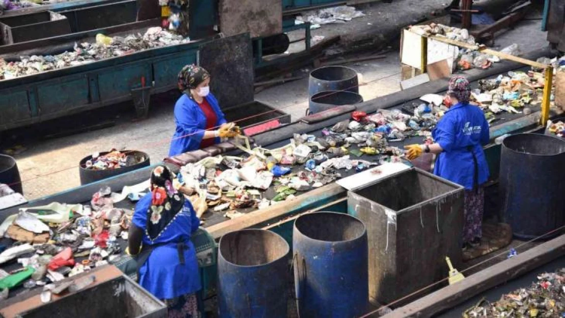 Günlük 40 ton atık ekonomiye kazandırılıyor
