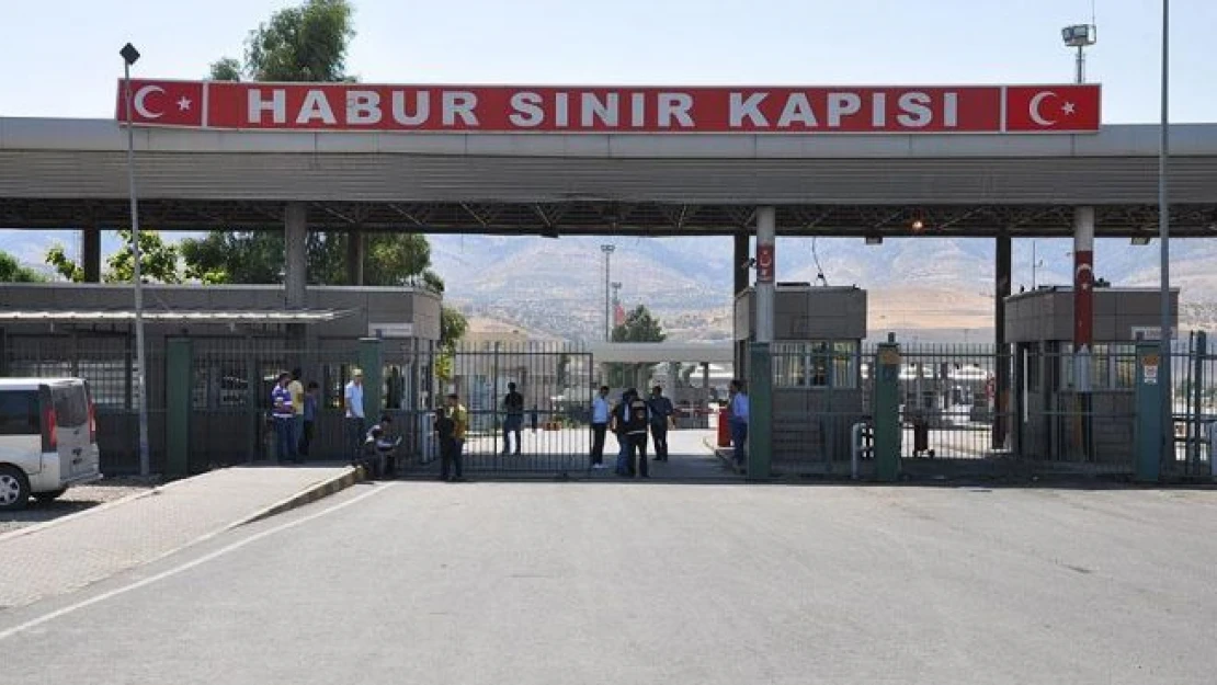 Habur Sınır Kapısı giriş ve çıkışlara kapatıldı