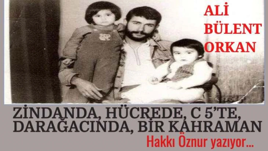 Hakkı Öznur: Zindanda, hücrede, C 5'te, daracağında, bir kahraman: Şehit Ali Bülent Orkan