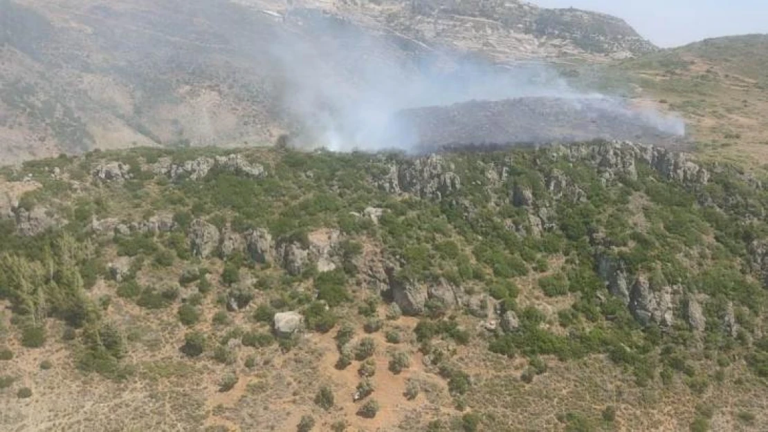 Hatay'da makilik alanda yangın çıktı