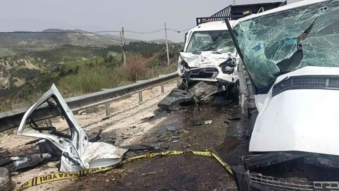 Hatay'da ticari araçlar çarpıştı: 1 ölü, 3 yaralı