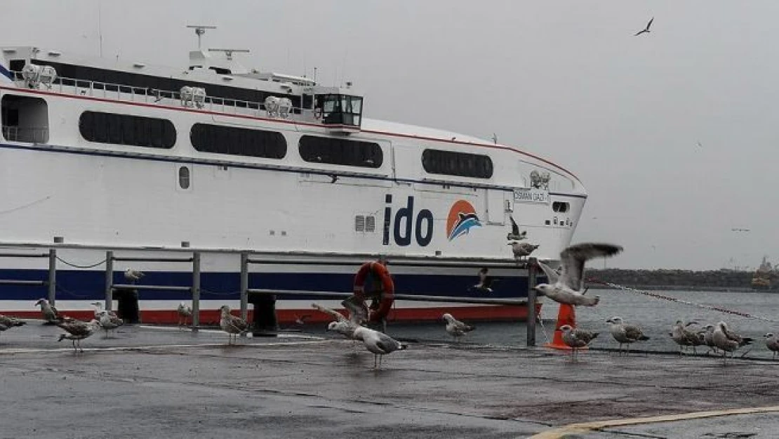 İDO'nun tüm iç hat seferleri iptal edildi