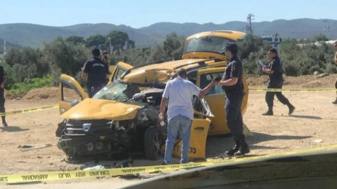 İzmir'de feci kaza: 1 ölü, 3 yaralı