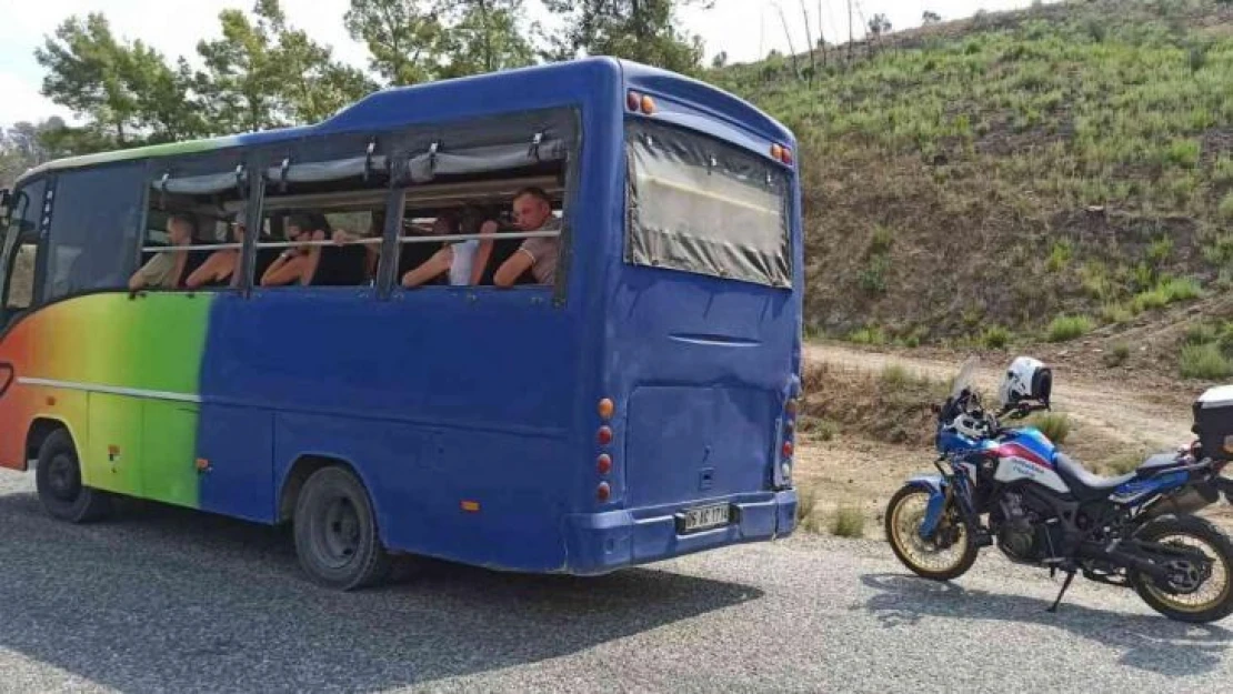 Jandarma Trafikten safari ve tur araçlarına ilişkin denetimi