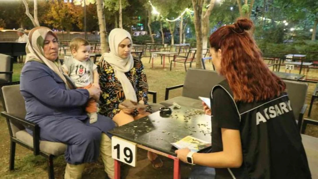 Kadın narkotik polisleri annelere 'UYUMA' projesini anlattı